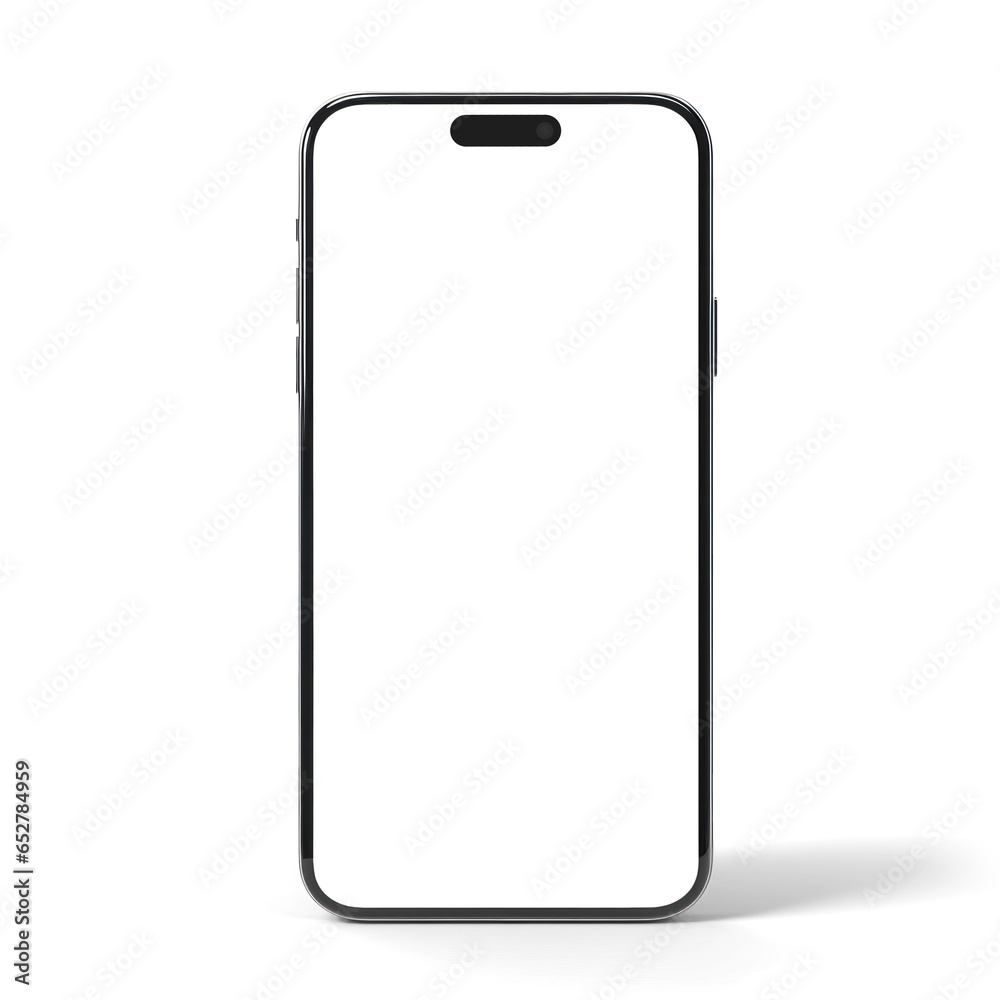Wall mural device ui ux mockup for presentation template. cellphone templates frame with blank transparent scre
