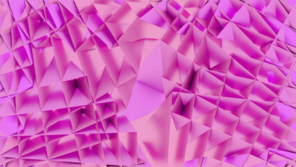 Rapidly changing patterns. Design. Purple and pink background made in three-D format with bright patterns.