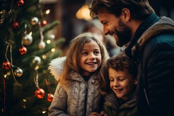 Christmas Families together
