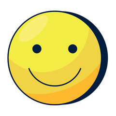 nineties pop art style smiley