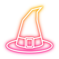 Set of Halloween neon