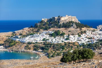 Fotobehang Lindos auf der Insel Rhodos in Griechenland © Tilo Grellmann