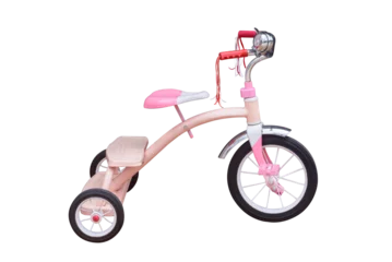 Deurstickers Child's Retro Tricycle © nuwatphoto