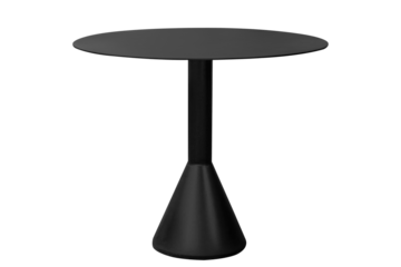 Round coffee steel table