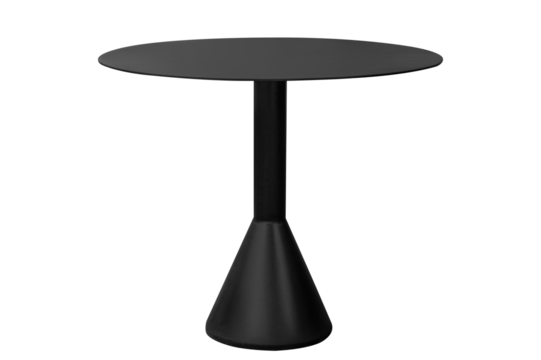 Round coffee steel table