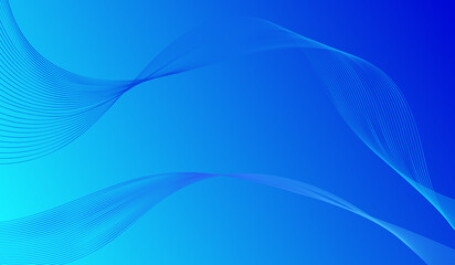 abstract background with glowing wave. Shiny moving lines design element. Futuristic technology concept.