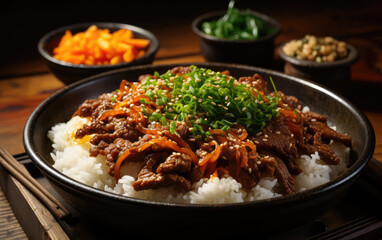 Fototapeta premium Iconic International Cuisine: Exploring World-Famous Dishes, AI