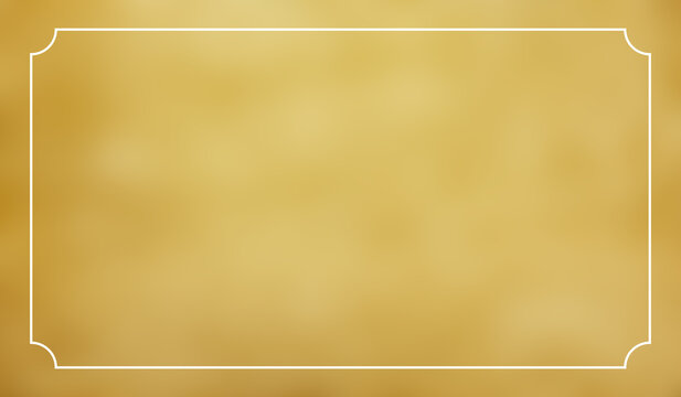Gold background gradient foil yellow texture frame. Smooth gold gradient blur metallic