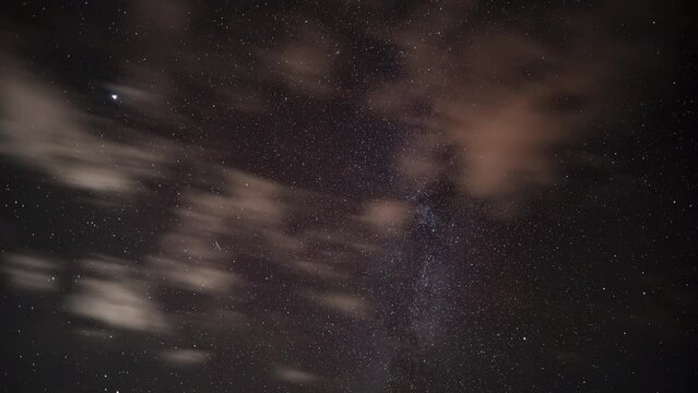 Astrophotography time lapse of the milky way Menorca 