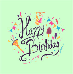 Obraz premium Happy Birthday