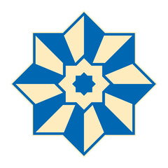 islamic star frame icon