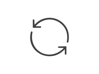 arrow icon on white background vector symbol