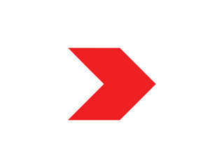 arrow icon on white background vector symbol