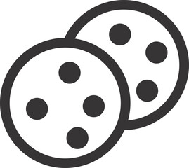 circle icon with different design inside 