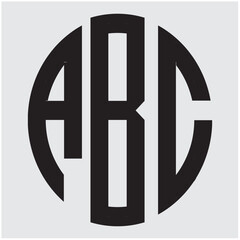  A B,, C,Black and white alfabet logo vector for your company or brand.  © Shohel