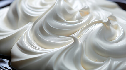 close up of white cream HD 8K wallpaper Stock Photographic Image