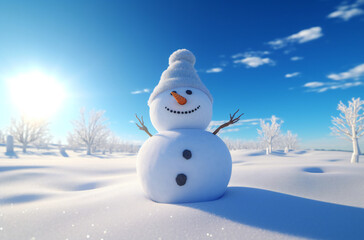 Obraz premium Snowman