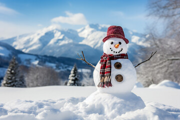 Obraz premium Snowman
