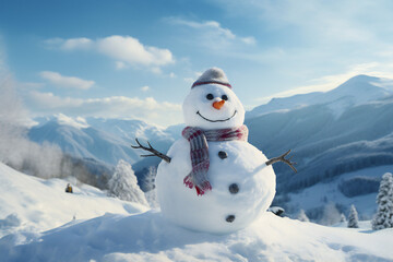 Obraz premium Snowman