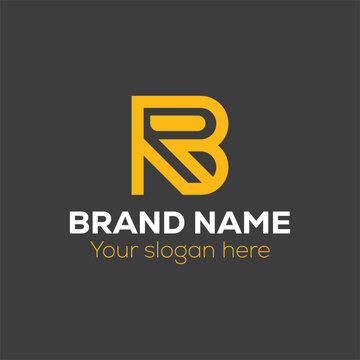 Letter  RB, BR, PB, RBP, Logo Design template