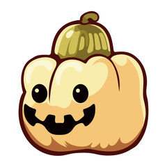 halloween kawaii scary pumpkin