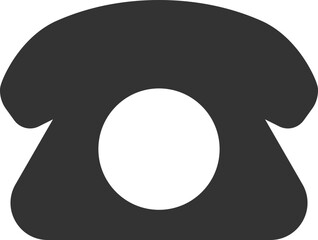 Phone icon vector illustration. Call center app. Telephone icons trendy flat style. Contact us line silhouette.