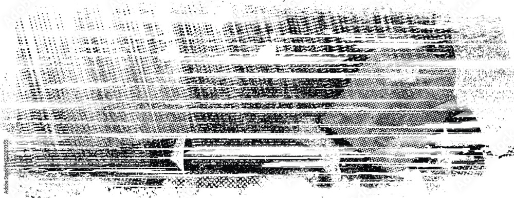 Aufkleber glitch distorted grange shape . noise grungy logo . trendy defect error shapes . glitched .grunge te