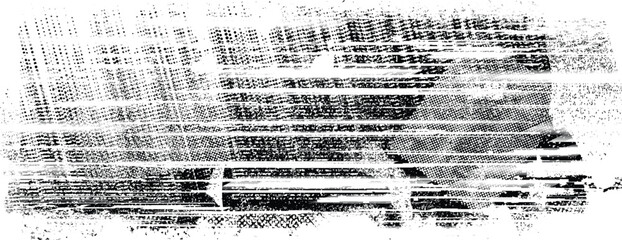 Glitch distorted grange shape . Noise grungy logo . Trendy defect error shapes . Glitched  .Grunge textured . Distressed effect .Vector shapes with a halftone dots screen print texture. - obrazy, fototapety, plakaty