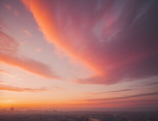 Fototapeta premium A Gorgeous Watercolor of the Sky