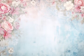 Fototapeta na wymiar Pastel blue background for website design