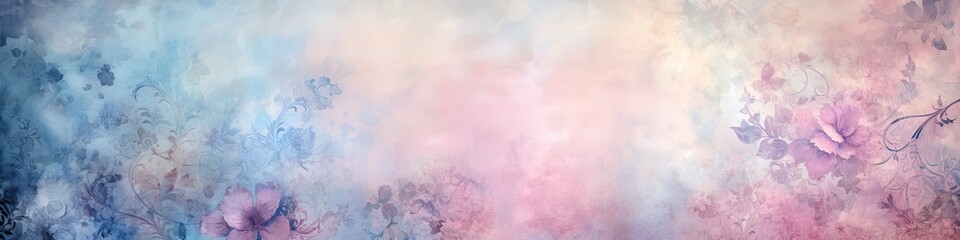 Fototapeta na wymiar Pastel blue pink background for web design