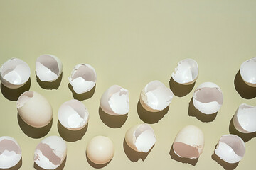 Empty broken eggshell layout.