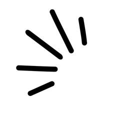 Japanese Manga comic style line element for character emotion