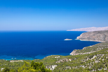Küste vor Monolithos auf der Insel Rhodos