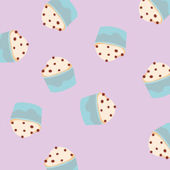 seamless background with sweets