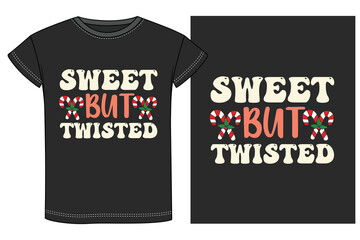 Funny Christmas t-shirt design, t-shirt designs for Xmas party. Holiday decor with Xmas tree, Santa.