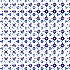 abstract flower vector pattern design