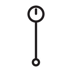 food Thermometer icon illustration