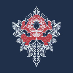 floral ornament flower vector image background illustration