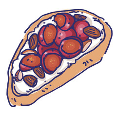 Delicious Doodle Toast Breakfast