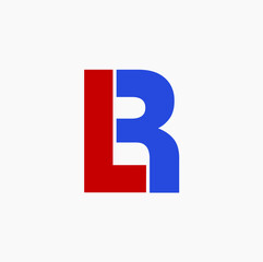 LR company name initial letters icon.