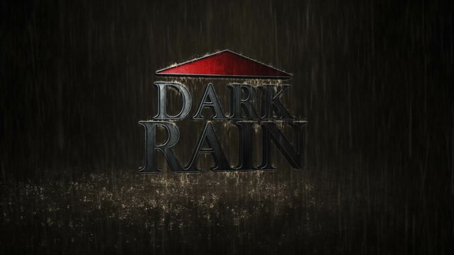 Rainy Stone Text Logo