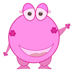 Cartoon drawing titled Frogs usually live in small bodies of water.In the rainy season, he shouts loudly.