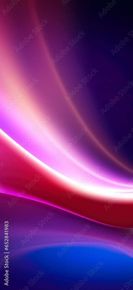 Wall mural abstract purple background with waves for iphone made with ai generative technology