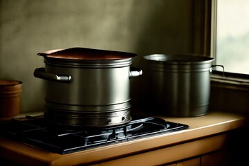 A Pot On A Stove