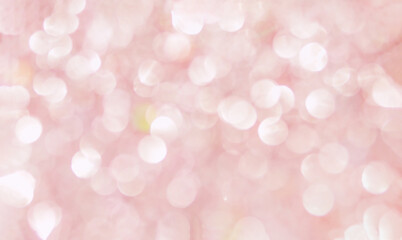 Festive glitter blurred shining love pink background with bokeh and highlights.	