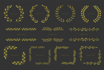 装飾フレーム イラスト素材 / vector eps