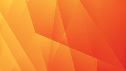 Red and yellow gradient polygon abstract background
