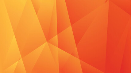 Red and yellow gradient polygon abstract background