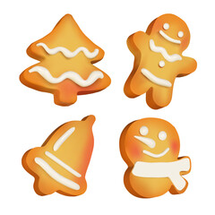 A set of Christmas gingerbread